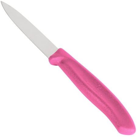 Swiss Army Brands Kitchen Swiss Classic Paring - Colored 30.25In Strt, Spear Point Blade, 5/8In Width At Handle Pink VIC-6.7606.L115